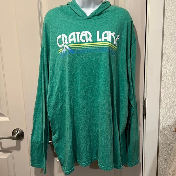 Tops - Crater Lake Hoodie Long Sleeve Tee